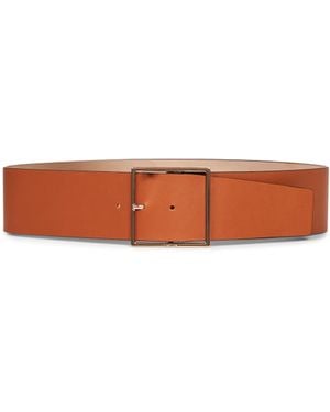 Max Mara Wide Belt Mxaginnico Tan Calf - Brown