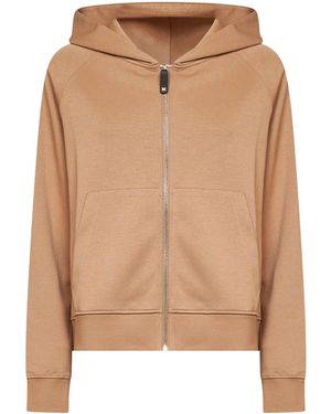 Max Mara Camel Smmmarea Zip-Up Hoodie - Natural