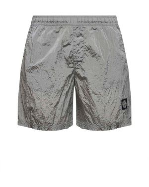 Stone Island Shorts Da Mare - Grigio