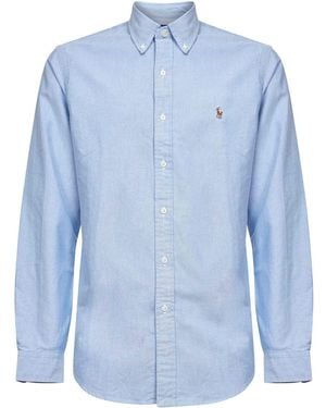 Polo Ralph Lauren Camicia L'Iconica Camicia Oxford - Blu