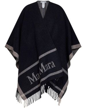 Max Mara Poncho Hilde - Blu