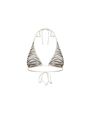 MC2 Saint Barth Top Bikini A Triangolo Guiana - Bianco