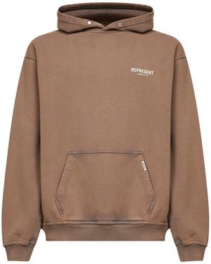 Represent Almond "Owners Club" Hoodie - Brown