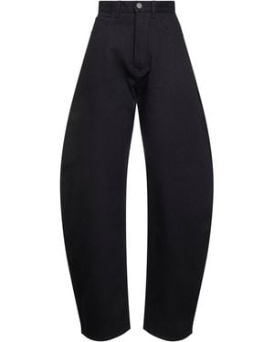 Alaïa Denim Rounded Jeans - Blue