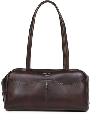 Prada Cocoa Prada Carry Satchel Bag - White