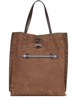 Zanellato Marrone Tartufo Di Norcia A'Spasso Medium Tote Bag - Brown