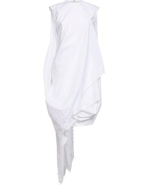 Jacquemus The Traversin Layered Mini Dress - White