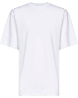 Dries Van Noten Cotton Jersey Oversized T-Shirt - White