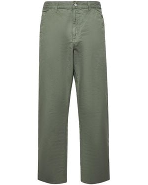 Carhartt Cotton Single Knee Trousers - Green