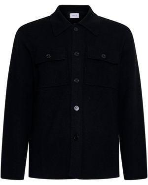 D 40 Virgin Wool Knit Jacket - Blue