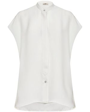Herno Natural Lucent Cady Shirt - White