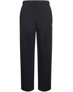 Marine Serre Fleece Moon Logo Sweatpants - Blue