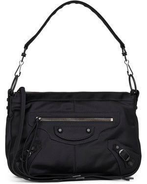 Balenciaga Le City Moto Small Crossbody Bag - Black
