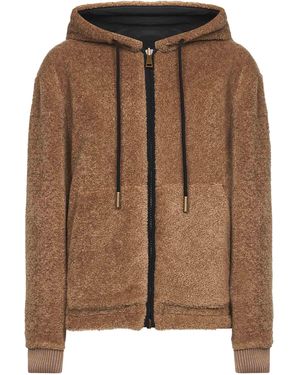 Moncler Reversible Padded Hoodie - Brown