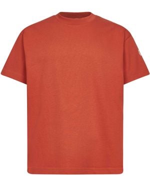 Moncler Genius Cotton Moncler X Gilga Farm T-Shirt - Red