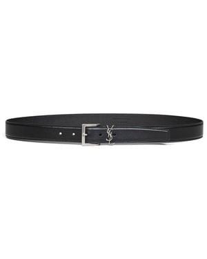 Saint Laurent Cintura Cassandre Vadim - Bianco