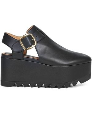 Stella McCartney Sandali Con Plateau Elyse - Nero