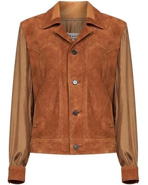 Maison Margiela Desert Suede Jacket - Brown