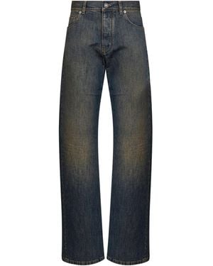 Fendi Washed Denim Long Jeans - Grey