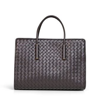 Bottega Veneta Espresso Small Barbara Tote Bag - Brown