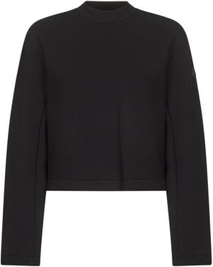 Moncler Genius Moncler X Ee72 By Edward Enninful Neoprene Sweatshirt - Black
