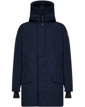 Canada Goose Padded Hooded Langford Parka Coat - Blue