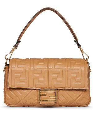 Fendi Baguette Shoulder Bag - Brown