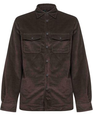 MC2 Saint Barth Corduroy Chalet Shirt Jacket - Black