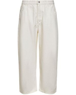Studio Nicholson Parchment Cotton Denim Paolo Jeans - White