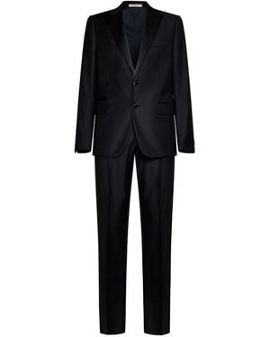 Valentino Wool-Blend Slim-Fit Tuxedo - Black