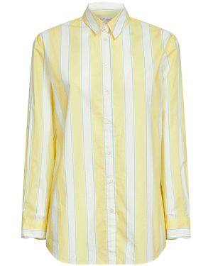 MC2 Saint Barth Shirt Brigitte/Cream Poplin - Yellow