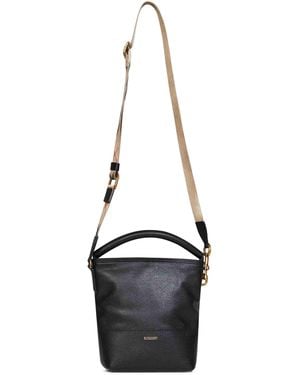 Burberry Bucket Bag Mini B Clip - Black