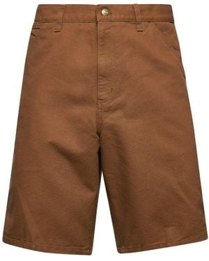 Carhartt Shorts Single Knee Marroni - Marrone