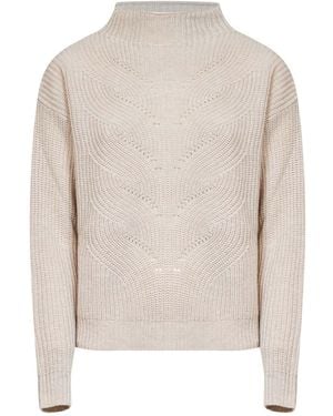 Herno Resort Chantilly Wool Resort Knit Jumper - White
