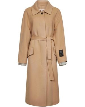 【マルニ】 Coats - Single Breasted Coats コート MARNI マルニ メルトンウール チェスターコート TUMU0019U0