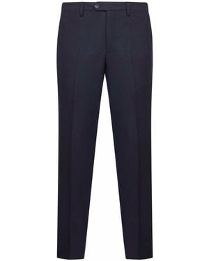 D 40 Loro Piana Stretch Flannel Montaigne Trousers - Blue