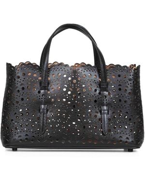 Alaïa Mina 25 Ew Handbag - Black