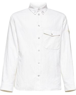 Moncler Giacca Camicia Imbottita Moncler X Frgmt Bianca - Bianco
