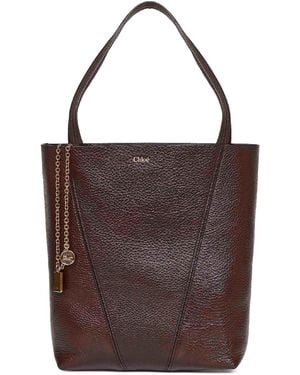Chloé Kohl Spin Tote Bag - Brown