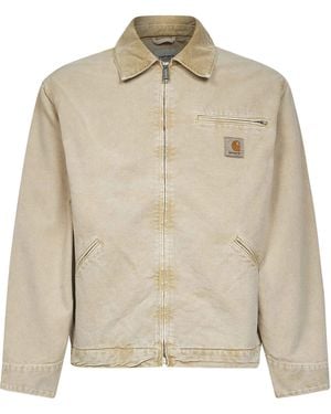 Carhartt Canvas Og Detroit Jacket - Natural