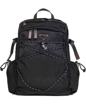 PRADA VIAGGIO Prada Speedrock Backpack - Black