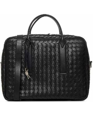 Bottega Veneta Getaway Weekender - Black