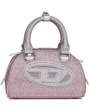 DIESEL 1Dr Dome Small Bowling Crossbody Bag - Purple