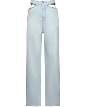 Maison Margiela Cut-Outs Jeans - Blue