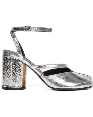 Maison Margiela Tabi Heeled Sandal Court Shoes - White
