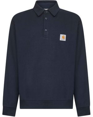 Carhartt Polo Sweatshirt Polo Shirt - Blue
