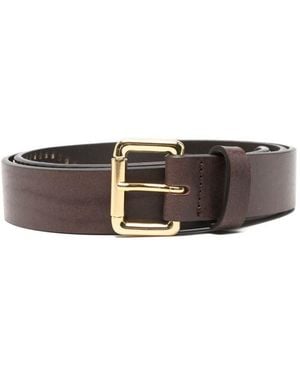 Tela Belt With Studs - White