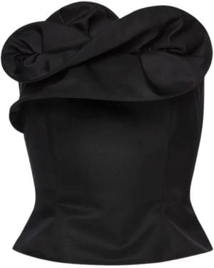 Magda Butrym Bustier Top - Black