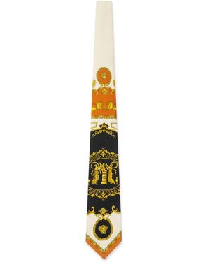 Versace 'Barocco' Tie - Metallic