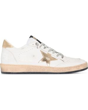 Golden Goose Sneakers Stringate Ball Star - Bianco
